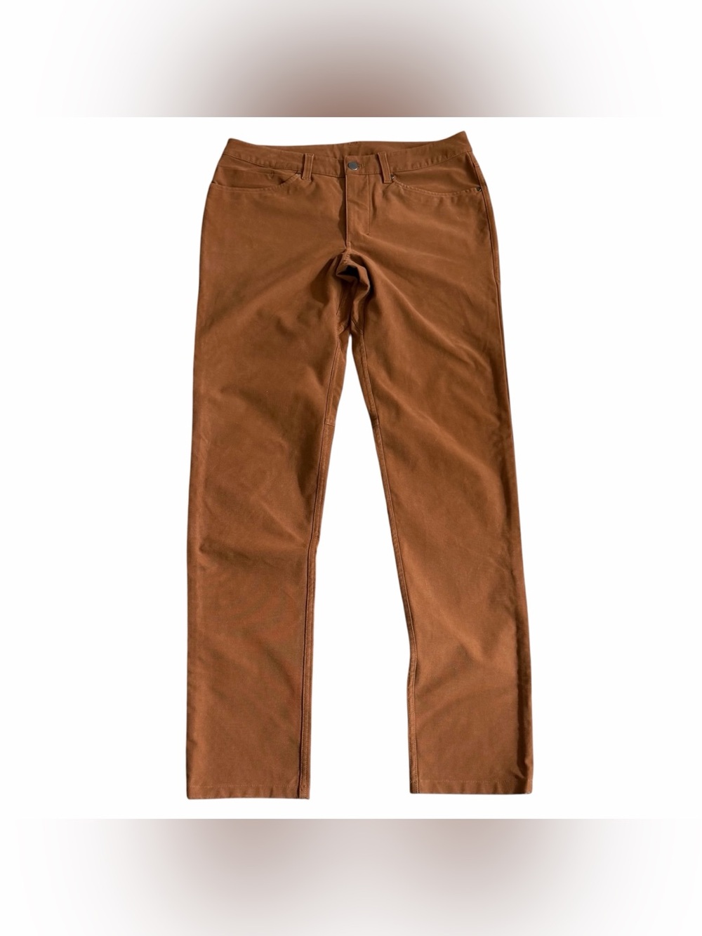 Lululemon Men’s ABC Slim Fit Pants Sz 32x32 Copper Brown Utlitech Casual GUC
